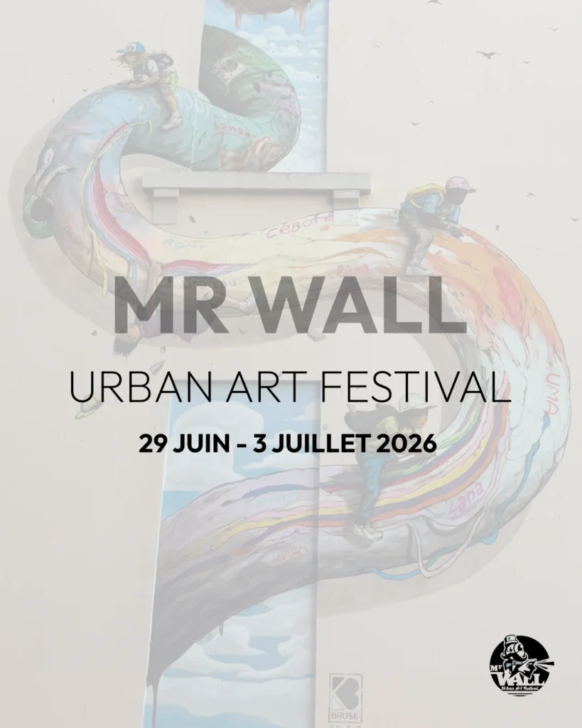 Brusk | Projet | Mr Wall 2026 | Urban Art Festival