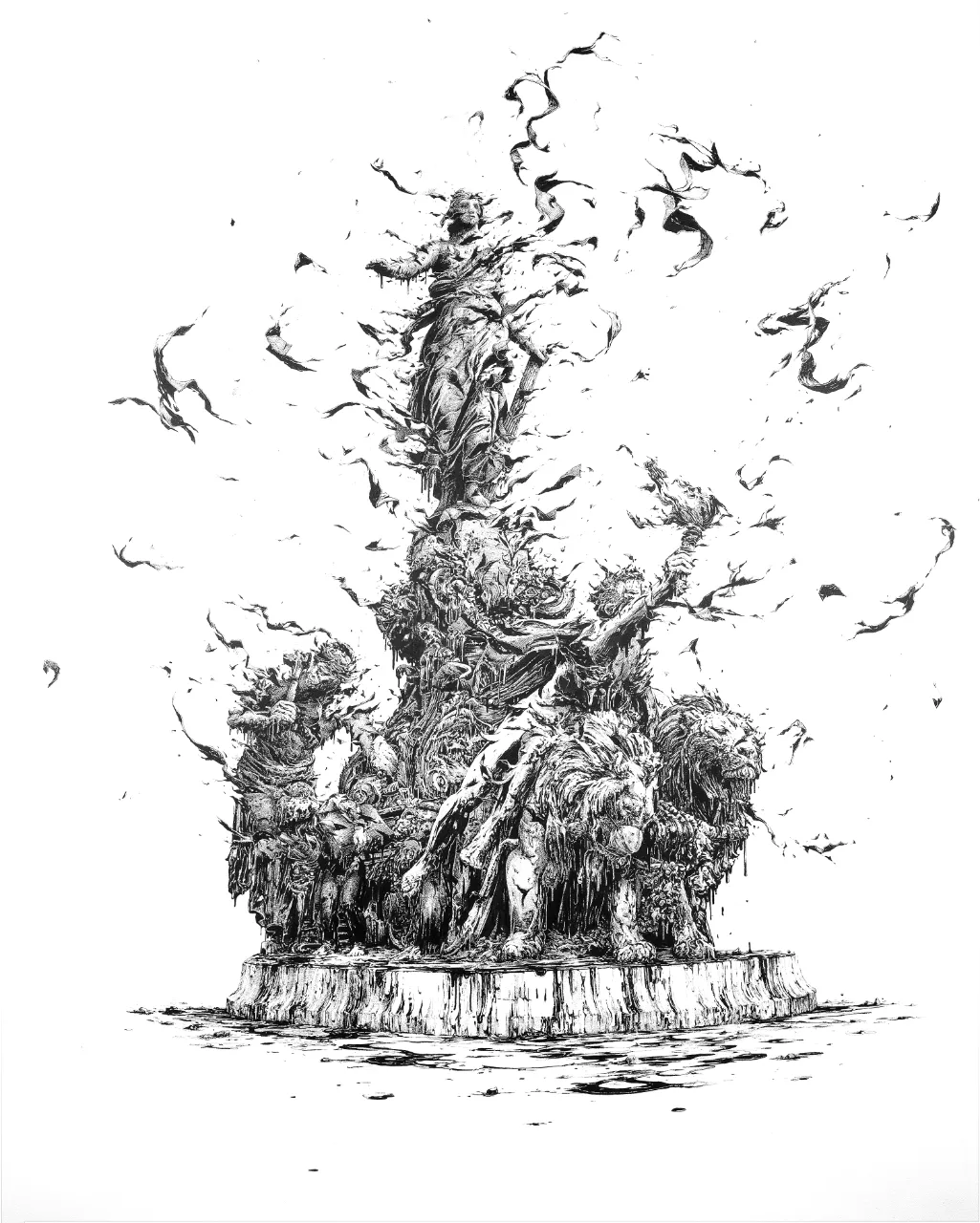 Brusk | Dessins | Le triomphe de la République | 2021