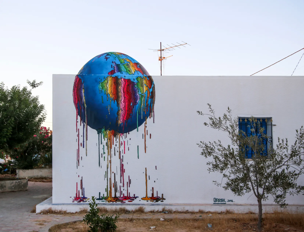 Brusk | Murs | Earth Colors | Djerbahood - Tunisie | 2014