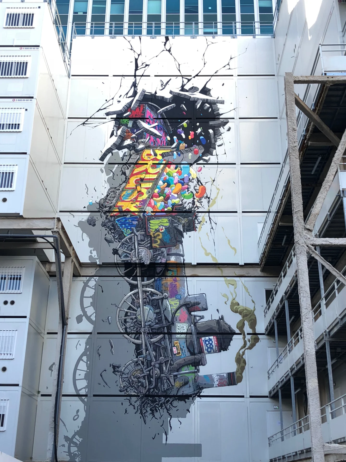 Brusk | Murs | Gare Montparnasse | 2018