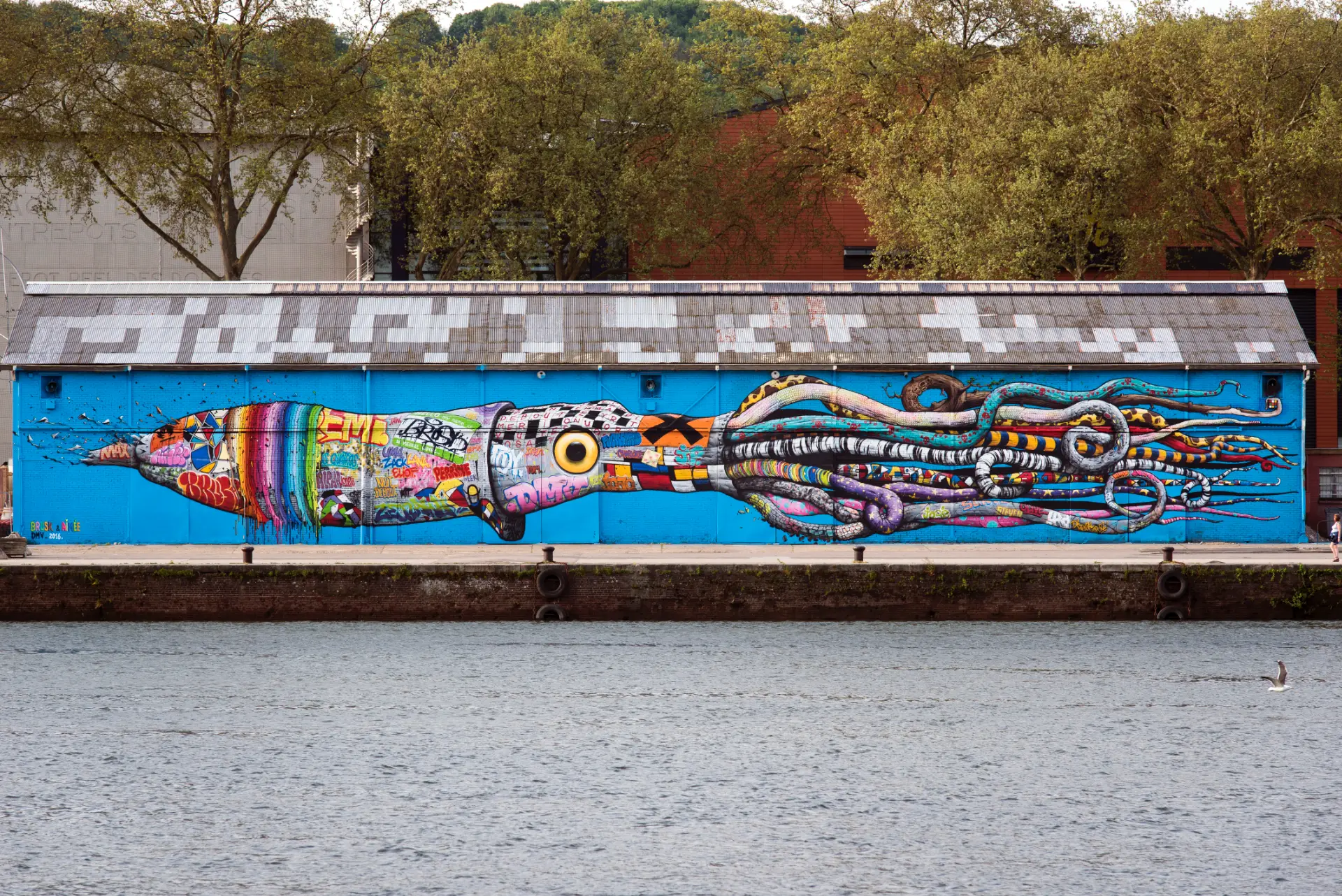 Brusk | Murs | Giant Squid | Rouen | 2016