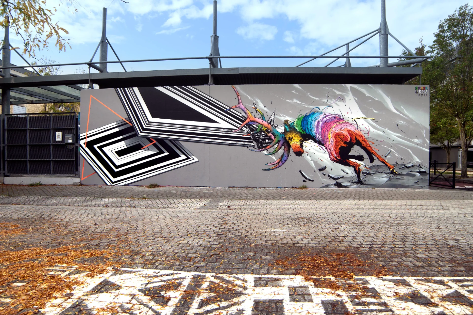 Brusk | Murs | «Le Mur» de Bordeaux | 2017