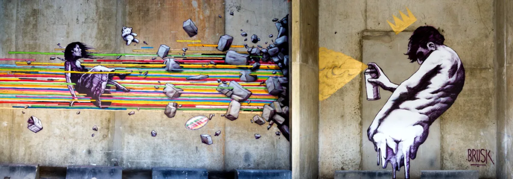 Brusk | Murs | Nuit Blanche | Paris | 2014