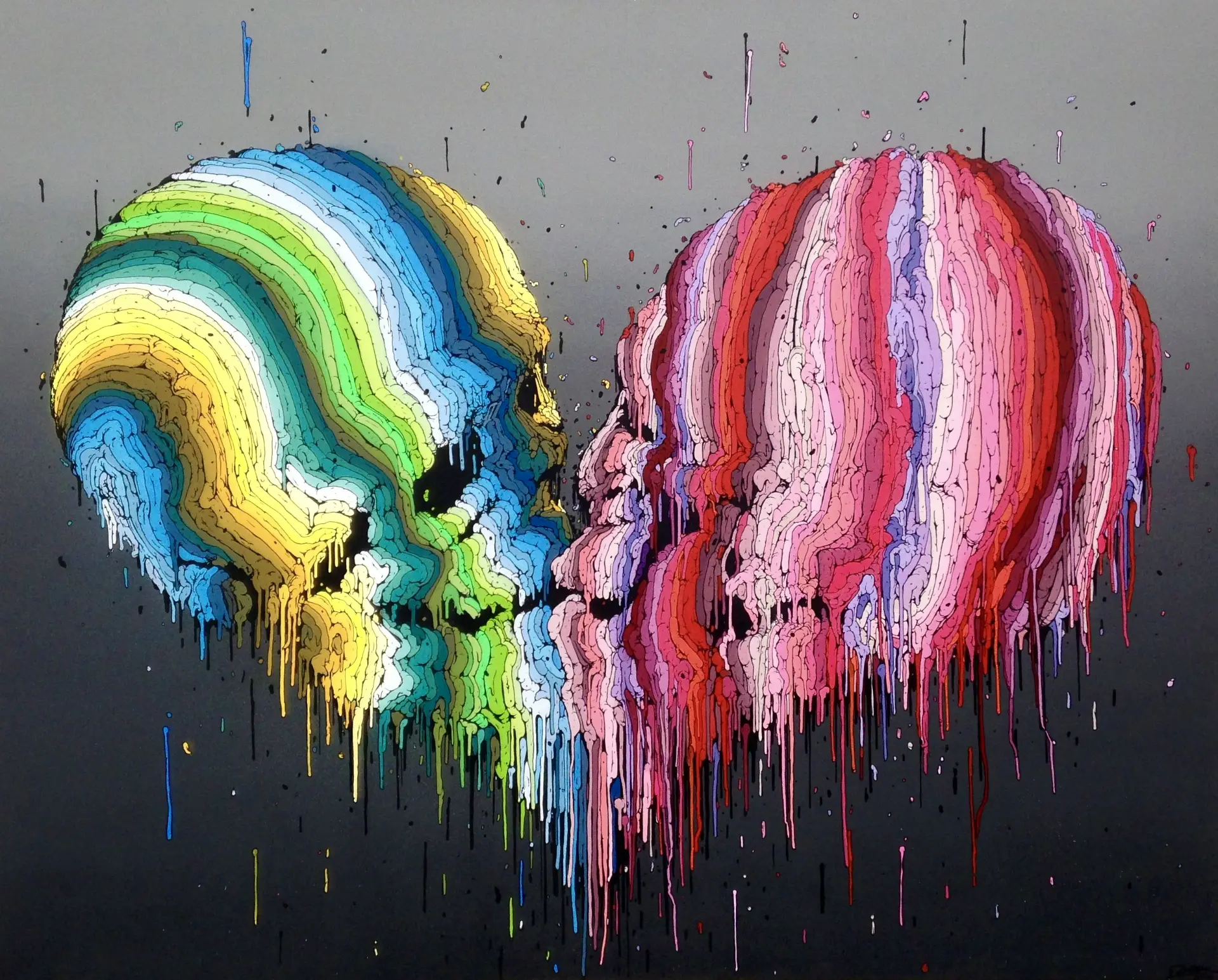 Brusk | Toiles | Death Kiss | 2015