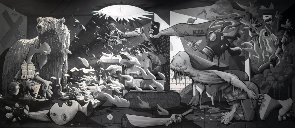 Brusk | Toiles | Guernica | 2017